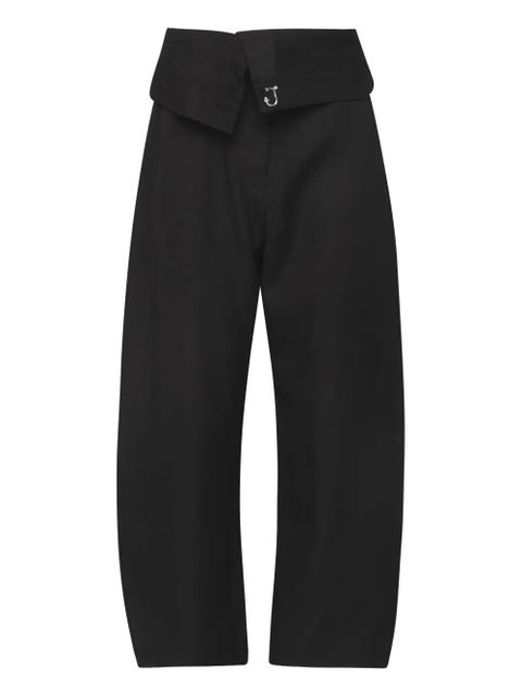 JW Anderson fold-over trousers - Black - zdjęcie produktu nr 1