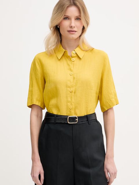 United Colors of Benetton koszula damska lniana - zdjęcie produktu nr 1