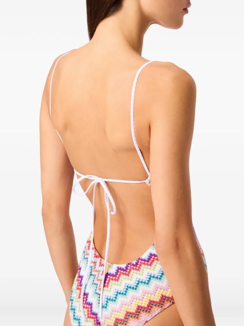 Missoni zig-zag swimsuit - White