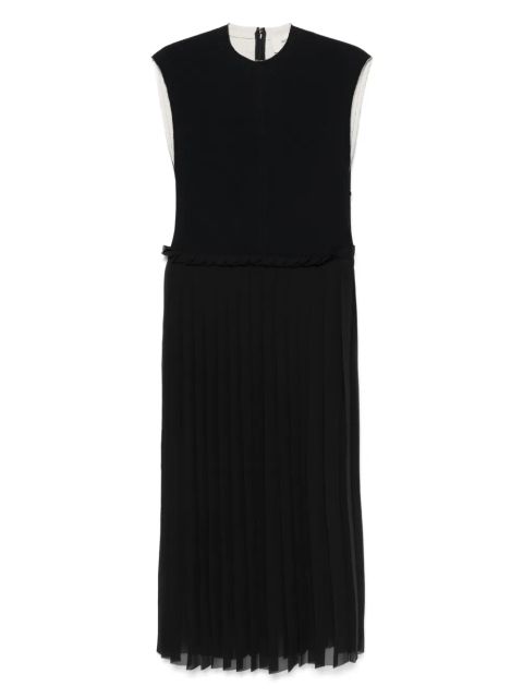 AMI Paris panelled midi dress - Black