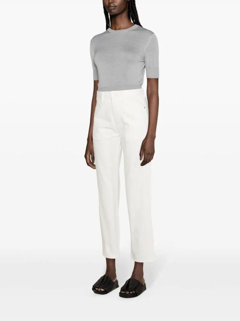 Jil Sander mid-rise straight jeans - White - zdjęcie produktu nr 2