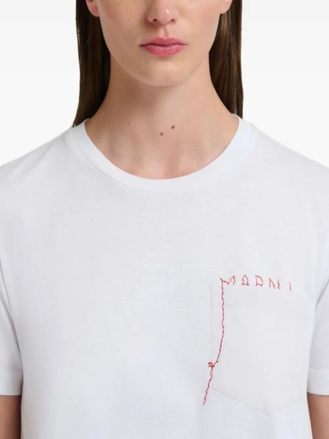 Marni pocket logo T-shirt - White
