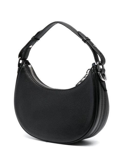 Zadig&Voltaire logo-plaque leather crossbody bag - Black