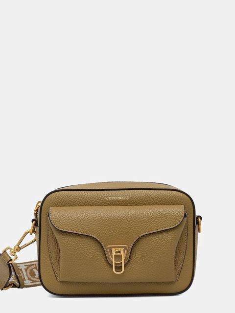 Coccinelle torebka skórzana kolor zielony E1 NOF 15 02 01 - zdjęcie produktu nr 1