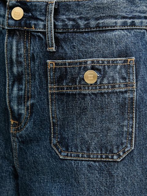 Tommy Hilfiger jeansy damskie kolor niebieski WW0WW49387