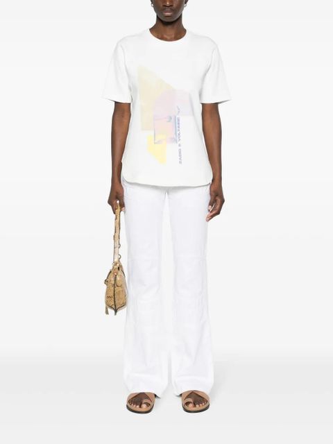 Zadig&Voltaire Bow graphic-print T-shirt - White - zdjęcie produktu nr 2