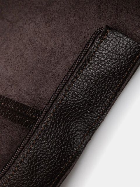 Answear.LAB torebka skórzana kolor brązowy