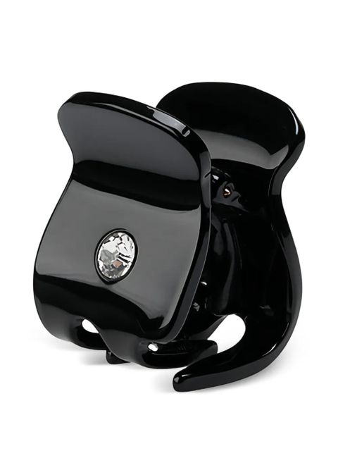 Maison Michel Skipper crystal-embellishment hair clip - Black - zdjęcie produktu nr 1