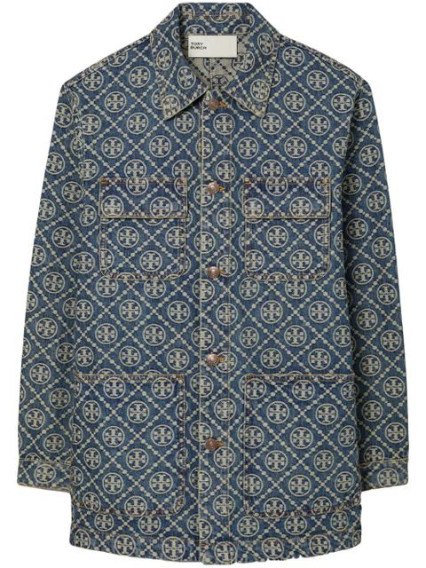 Tory Burch denim cargo jacket - Blue - zdjęcie produktu nr 1