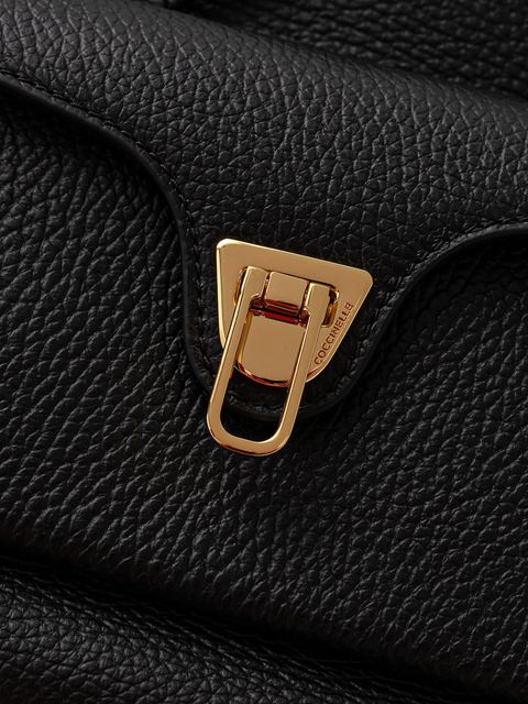 Coccinelle torebka skórzana kolor czarny E1.TFK.23.01.01