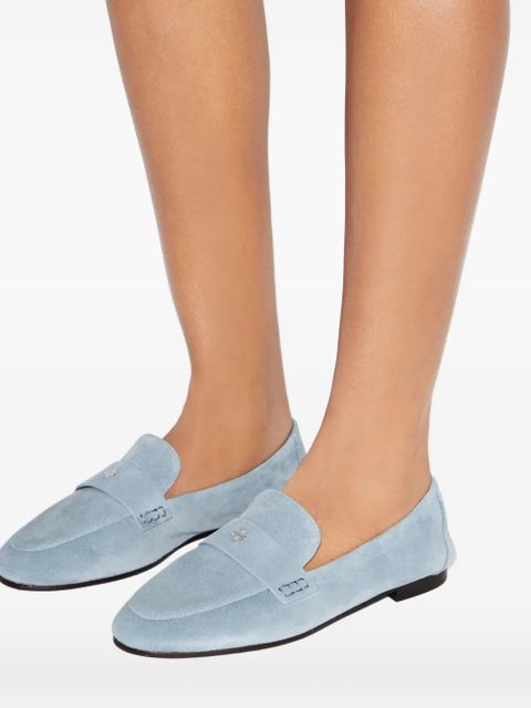 Tory Burch strap detail ballet loafers - Blue