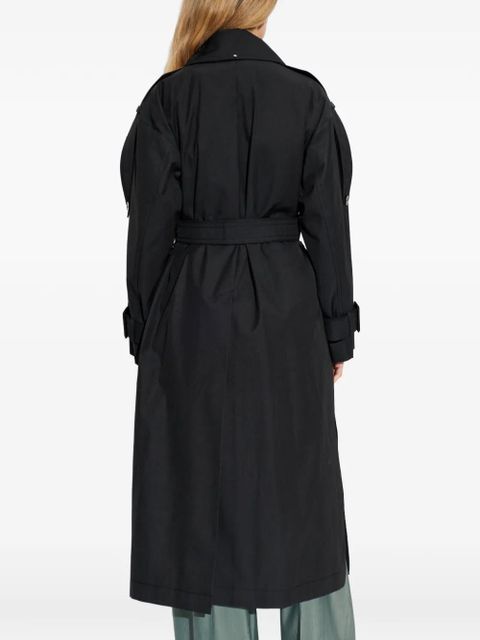 Sportmax belted double-breasted coat - Black