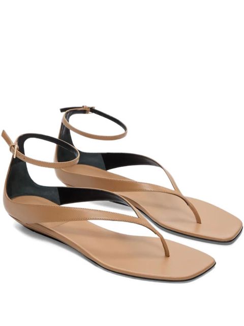 LouLou de Saison Zio ankle-strap flat sandals - Neutrals - zdjęcie produktu nr 1