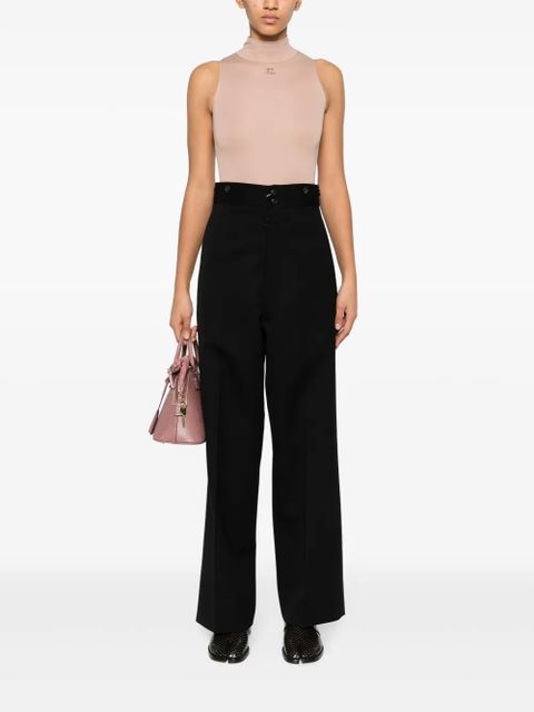 Maison Margiela Cavalry straight-leg trousers - Black - zdjęcie produktu nr 2