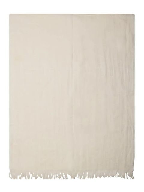 Max Mara linen scarf - White - zdjęcie produktu nr 1