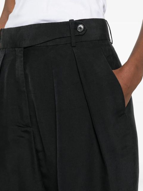 The Row Dyri pleated trousers - Black