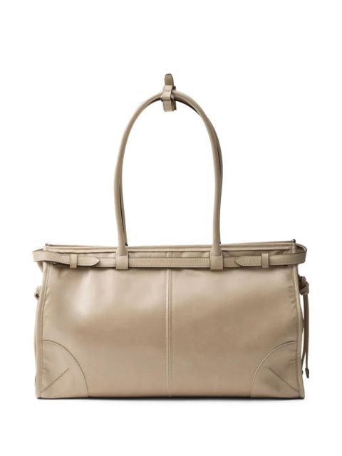 Prada large Bonnie tote bag - Neutrals