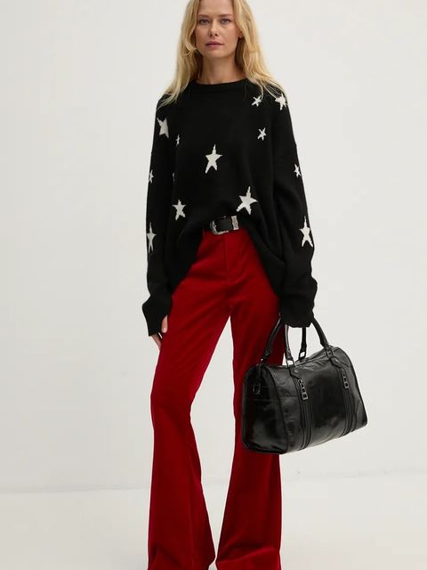 ZADIG&VOLTAIRE sweter kaszmirowy kolor czarny lekki KWSW00066 - zdjęcie produktu nr 2