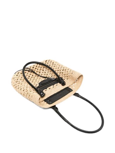 Balenciaga medium Le City basket tote bag - Neutrals
