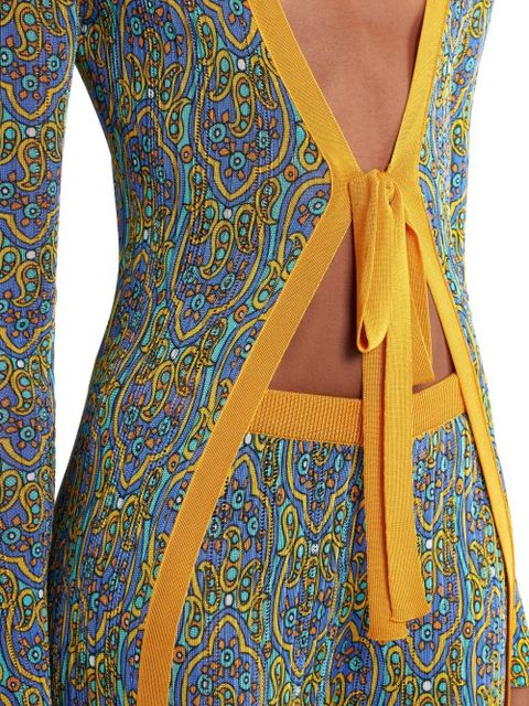 ETRO floral-print cardigan - Orange - zdjęcie produktu nr 2