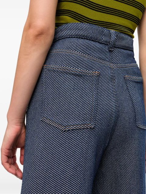 GANNI wide-leg jeans - Blue