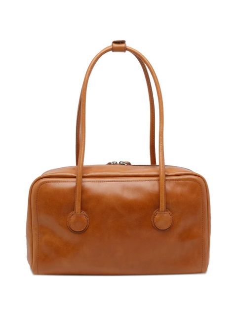 Marge Sherwood soft saddle boston leather shoulder bag - Brown - zdjęcie produktu nr 2