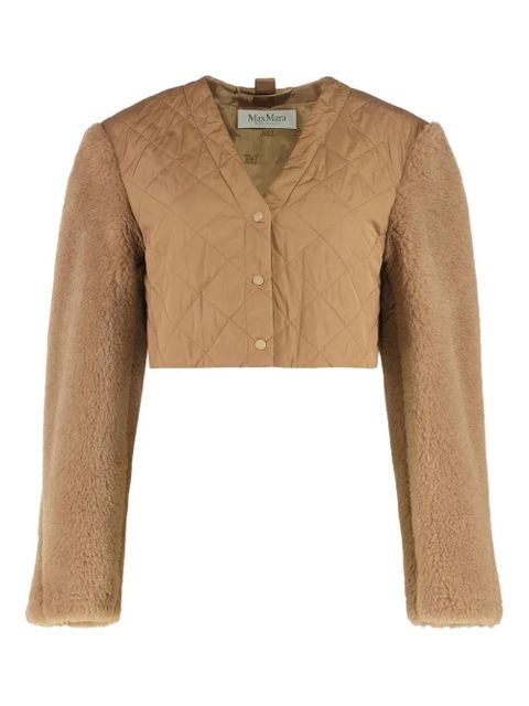 Max Mara Santos cropped jacket - Brown