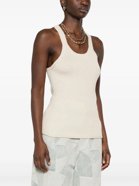Alanui Finest tank top - Neutrals