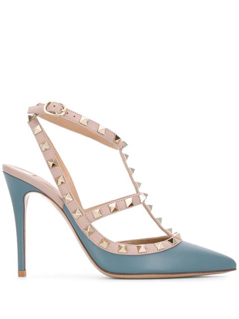 Valentino Garavani Rockstud 110mm pumps - Blue - zdjęcie produktu nr 1