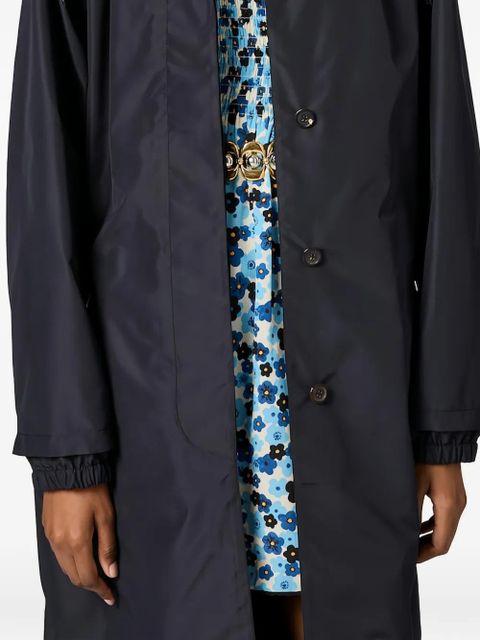 Miu Miu technical fabric coat - Blue