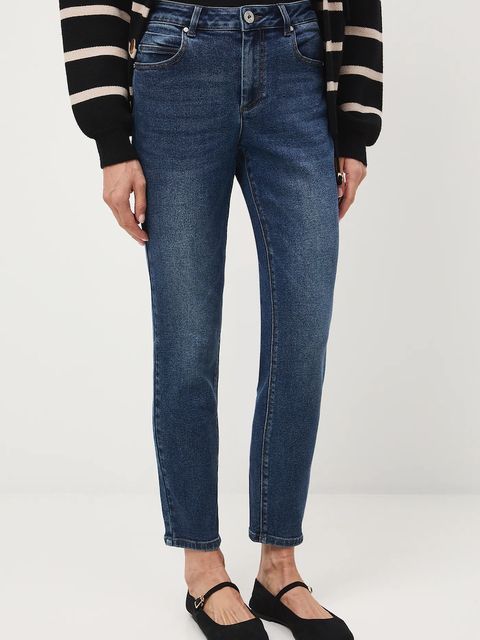 Medicine jeansy damskie kolor granatowy - zdjęcie produktu nr 2