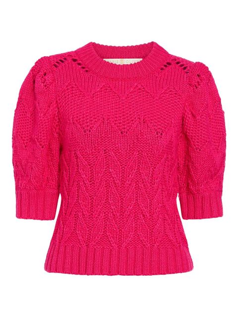 Marie Oliver Vayda puff-sleeves sweater - Pink - zdjęcie produktu nr 1