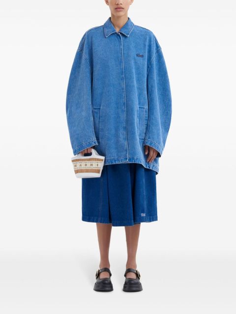 Marni interwoven tote bag - Neutrals