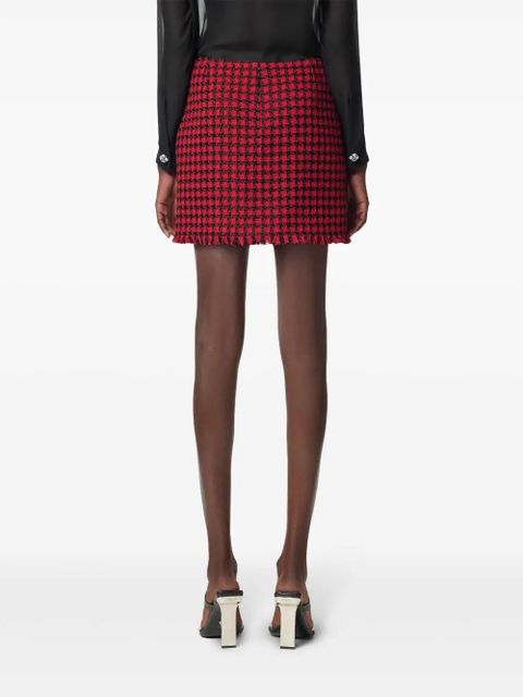 Versace tweed pencil skirt - Red