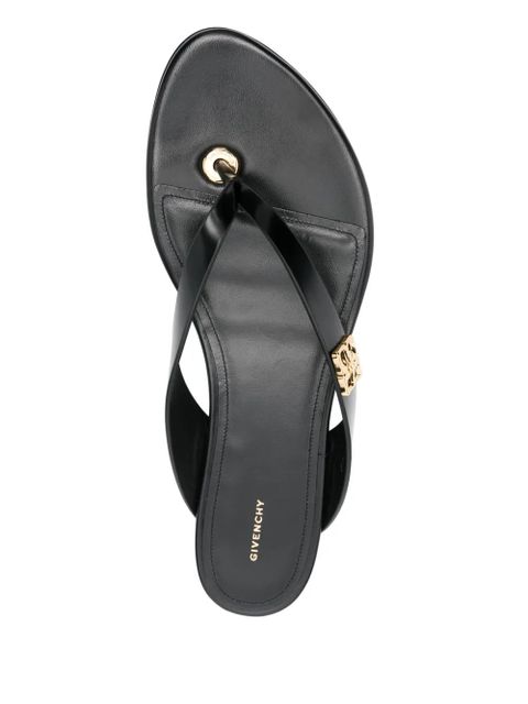Givenchy 4G Liquid flat sandals - Black