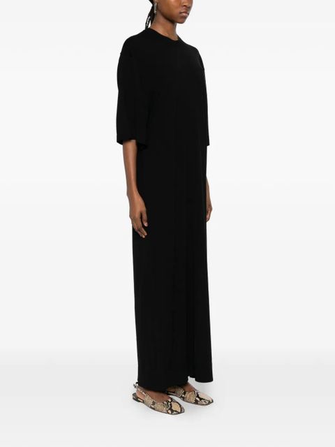 TOTEME merino knit maxi dress - Black