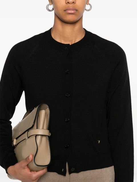 Moschino crew-neck cardigan - Black