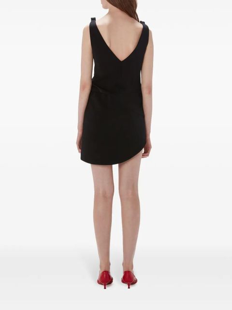 JW Anderson V-neck asymmetric dress - Black