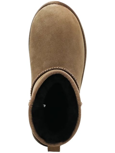 Emu Australia śniegowce zamszowe Stinger Micro Flatform kolor brązowy W13082.CORI