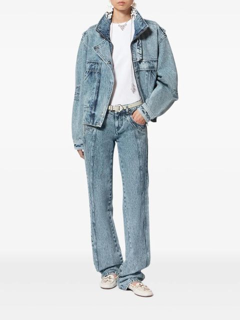 MARANT ÉTOILE Joseline zipped jacket - Blue