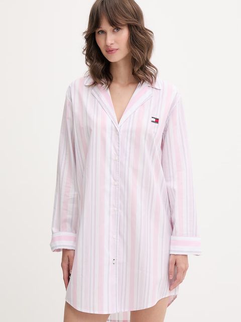 Tommy Hilfiger koszula piżamowa damska bawełniana - zdjęcie produktu nr 1