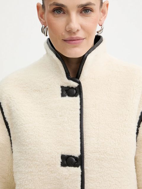 Morgan płaszcz kolor beżowy GLAINI