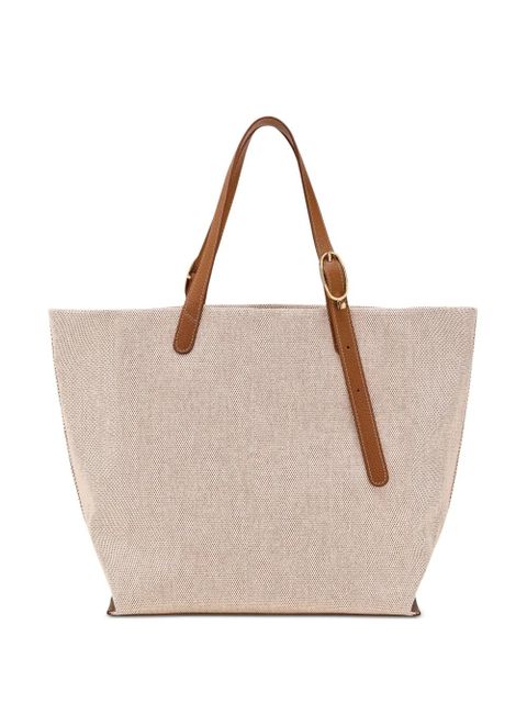Longchamp XL Le Foulonné tote bag - Neutrals