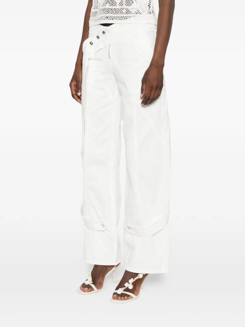 Blumarine straight trousers - White
