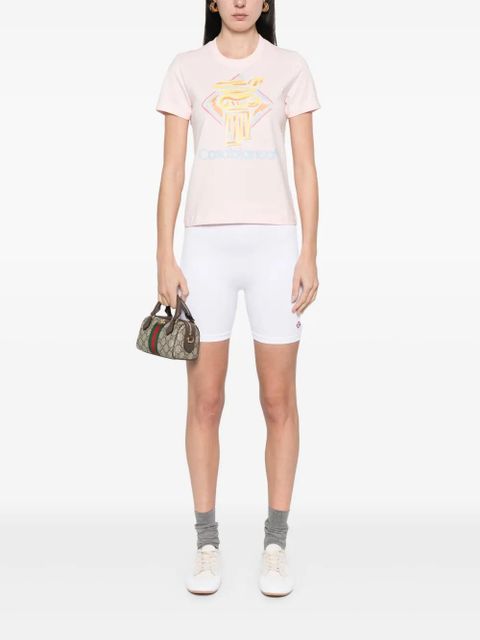 Casablanca Diamond Column-printed T-shirt - Pink - zdjęcie produktu nr 2