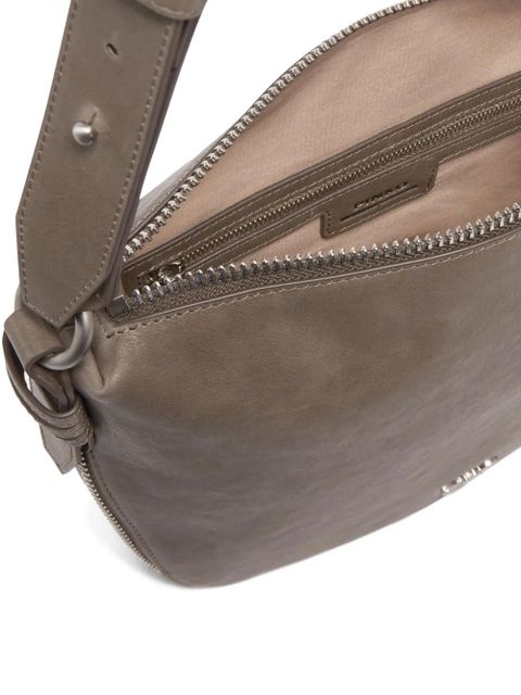 PINKO zip-fastening leather shoulder bag - Brown