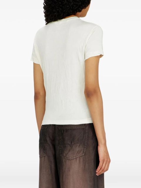 Diesel graphic-print cotton T-shirt - White