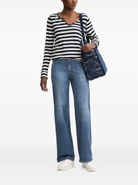 Zadig&Voltaire Henley striped T-shirt - White - zdjęcie produktu nr 2