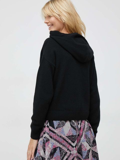 MC2 Saint Barth sweter wełniany damski kolor czarny - zdjęcie produktu nr 2