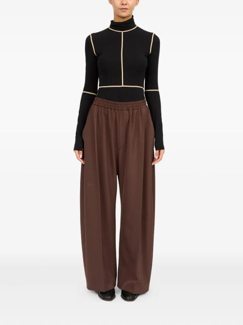 MM6 Maison Margiela stretch-design track pants - Brown